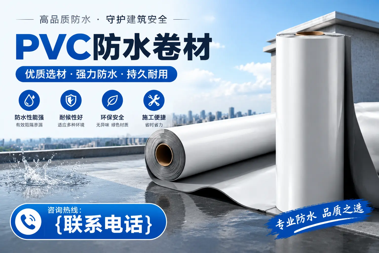 PVC防水卷材的选购技巧与注意事项,助您在牡丹江找到合适产品
